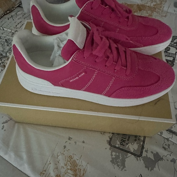 Michael Kors Fuchsia Sneakers for Women - Picture 1 of 7